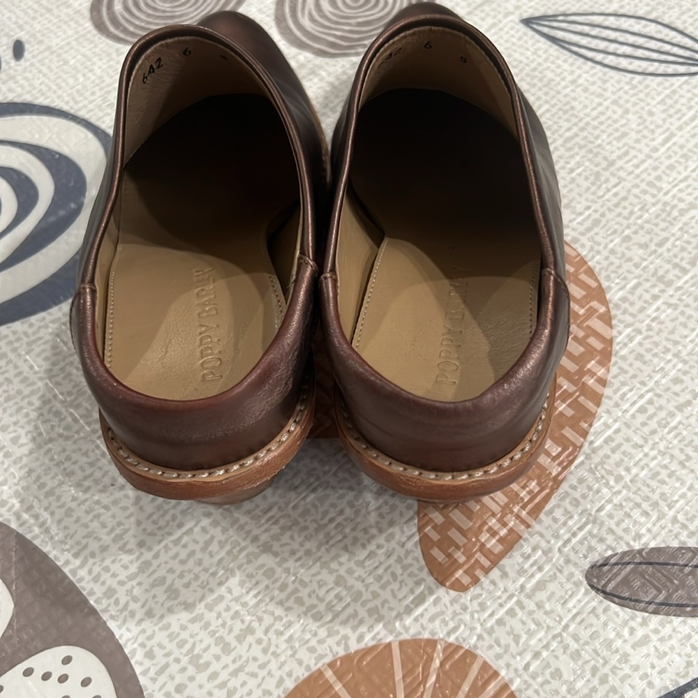 Poppy Barley Bronze Metallic Leather Mule - Picture 4 of 5
